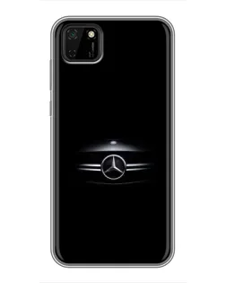 Чохол для Huawei Y5p з картинкою «Mercedes — абстрактні лінії»