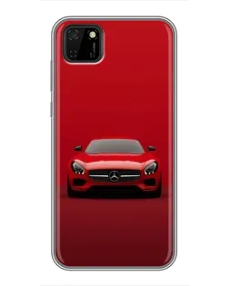 Чохол для Huawei Y5p з картинкою «Червоний Mercedes AMG»