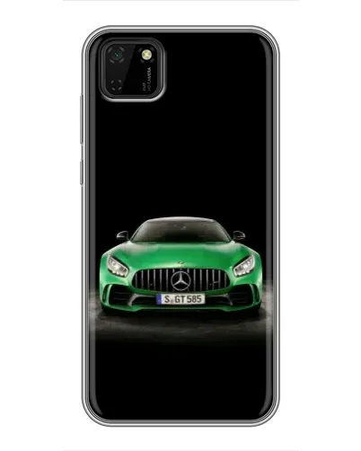 Чохол для Huawei Y5p з картинкою «Mercedes — неоновий лого» Чохол для Huawei Y5p з картинкою «Mercedes — неоновий лого»