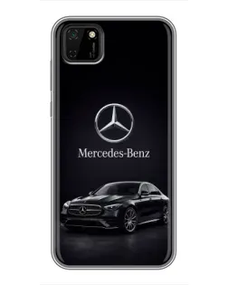 Чохол для Huawei Y5p з картинкою «Mercedes — решітка радіатора»