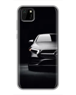 Чохол для Huawei Y5p з картинкою «Світло фар Mercedes»
