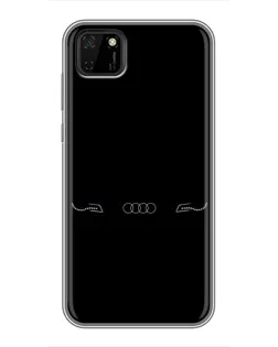 Чохол для Huawei Y5p з картинкою «Audi — світловий підпис»