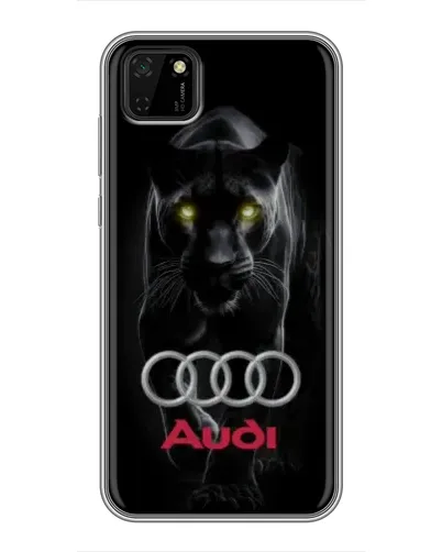 Чехол для Huawei Y5p с картинкой «Пантера и Audi»