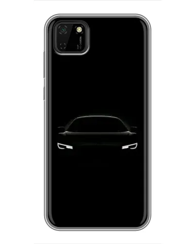 Чехол для Huawei Y5p с картинкой «Взгляд Audi в темноте»