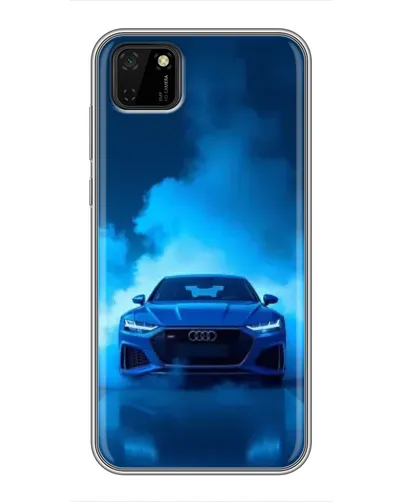 Чехол для Huawei Y5p с картинкой «Audi — голубая энергия»