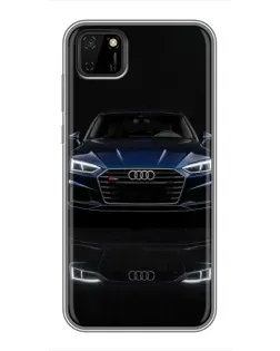 Чехол для Huawei Y5p с картинкой «Audi — ночное отражение» Чехол для Huawei Y5p с картинкой «Audi — ночное отражение»