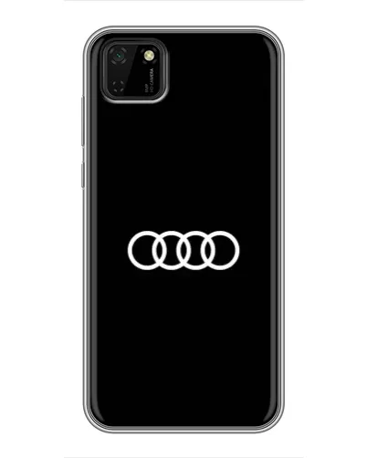 Чехол для Huawei Y5p с картинкой «Audi White Logo»