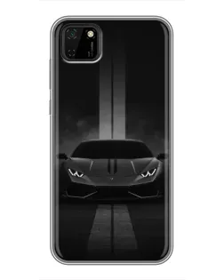Чохол для Huawei Y5p з картинкою «Lamborghini симетрія доріг»