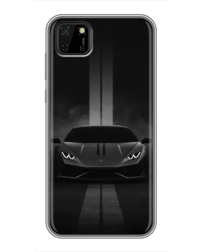 Чехол для Huawei Y5p с картинкой «Lamborghini симметрия дорог»