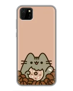 Чохол для Huawei Y5p з картинкою «Кавовий Пушин» Чохол для Huawei Y5p з картинкою «Кавовий Пушин»