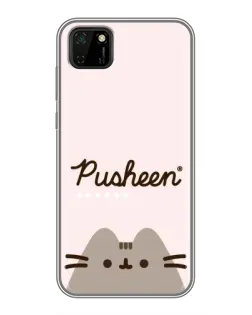 Чохол для Huawei Y5p з картинкою «Pusheen логотип» Чохол для Huawei Y5p з картинкою «Pusheen логотип»