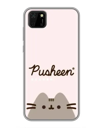 Чохол для Huawei Y5p з картинкою «Pusheen логотип» Чохол для Huawei Y5p з картинкою «Pusheen логотип»