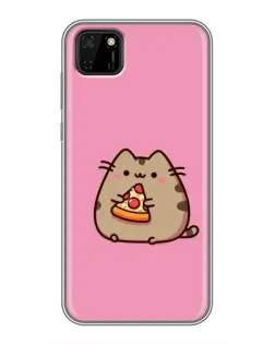 Чохол для Huawei Y5p з картинкою «Пушин із піцою» Чохол для Huawei Y5p з картинкою «Пушин із піцою»