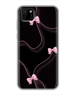 Чехол для Huawei Y5p с картинкой «Розовые ленты»