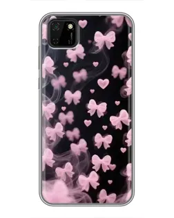 Чехол для Huawei Y5p с картинкой «Неоновое кружево»
