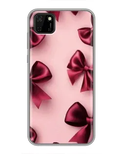 Чехол для Huawei Y5p с картинкой «Бордовый атлас»