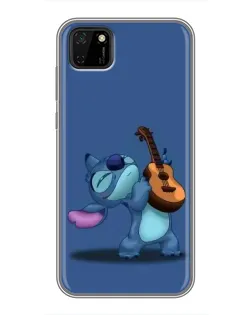 Чехол для Huawei Y5p с картинкой «Стич с укулеле»