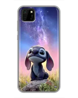 Чехол для Huawei Y5p с картинкой «Стич на рассвете»
