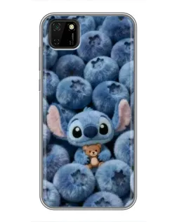 Чехол для Huawei Y5p с картинкой «Стич и голубика»