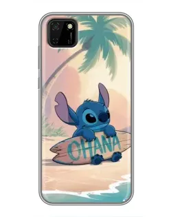 Чехол для Huawei Y5p с картинкой «Стич на серфе»