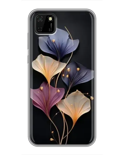 Чохол для Huawei Y5p з картинкою «Лілові квіти грації»
