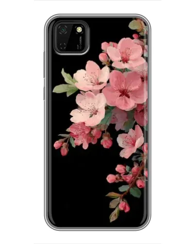 Чохол для Huawei Y5p з картинкою «Рожева гілка сакури»