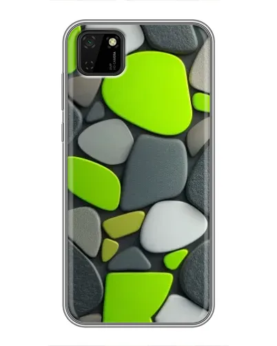 Чохол для Huawei Y5p з картинкою «Яскрава неонова галька»