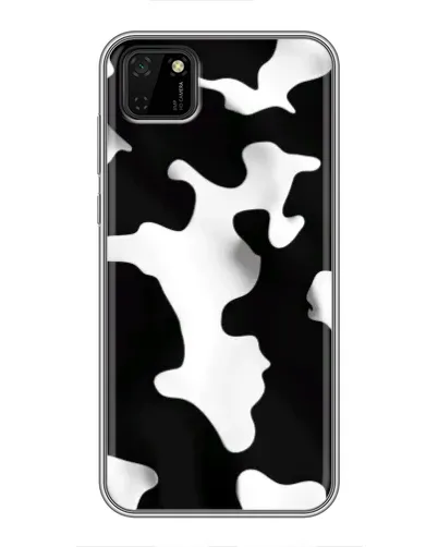 Чохол для Huawei Y5p з картинкою «Чорно-біла пляма»