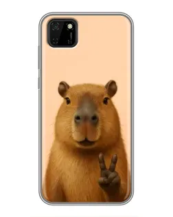 Чохол для Huawei Y5p з картинкою «Капібара вікторія»