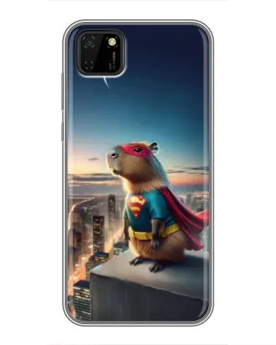 Чохол для Huawei Y5p з картинкою «Капі-мен супергерой»