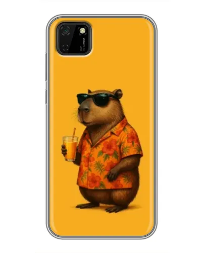 Чохол для Huawei Y5p з картинкою «Капібара на відпочинку»