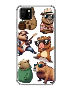Чохол для Huawei Y5p з картинкою «Круті капібари музиканти»