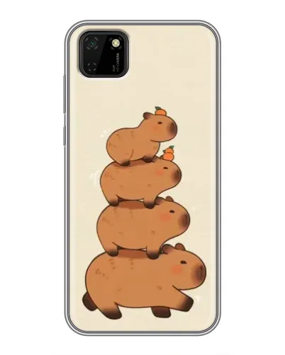 Чохол для Huawei Y5p з картинкою «Вежа з капібар»