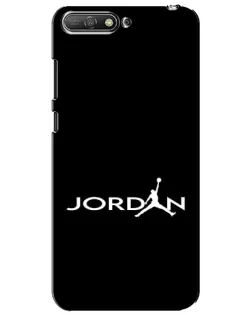 Чехол для Huawei Y6 2018 с картинкой «Jordan White Logo» Чехол для Huawei Y6 2018 с картинкой «Jordan White Logo»