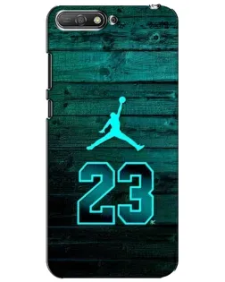 Чехол для Huawei Y6 2018 с картинкой «Jordan Cyan 23» Чехол для Huawei Y6 2018 с картинкой «Jordan Cyan 23»