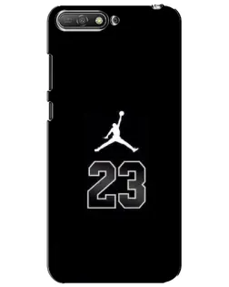 Чехол для Huawei Y6 2018 с картинкой «Jordan Flight 23» Чехол для Huawei Y6 2018 с картинкой «Jordan Flight 23»