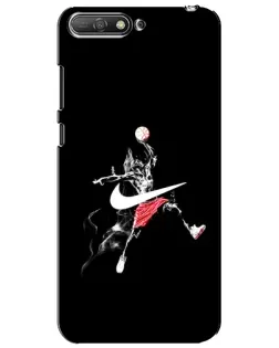 Чехол для Huawei Y6 2018 с картинкой «Jordan Jumpman» Чехол для Huawei Y6 2018 с картинкой «Jordan Jumpman»