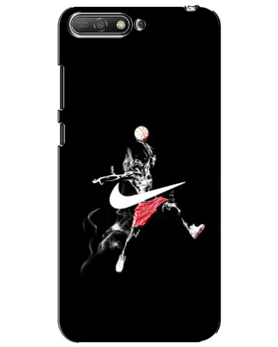 Чехол для Huawei Y6 2018 с картинкой «Jordan Jumpman»