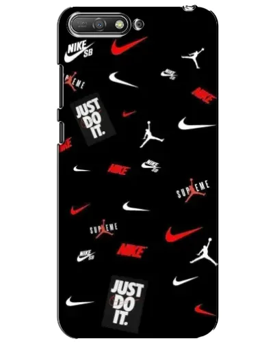 Чехол для Huawei Y6 2018 с картинкой «Nike Mix Pattern»