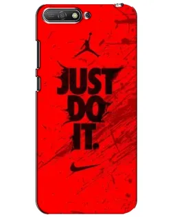 Чехол для Huawei Y6 2018 с картинкой «Nike Just Do It» Чехол для Huawei Y6 2018 с картинкой «Nike Just Do It»