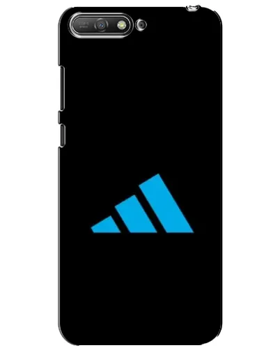 Чехол для Huawei Y6 2018 с картинкой «Adidas Cyan Logo»