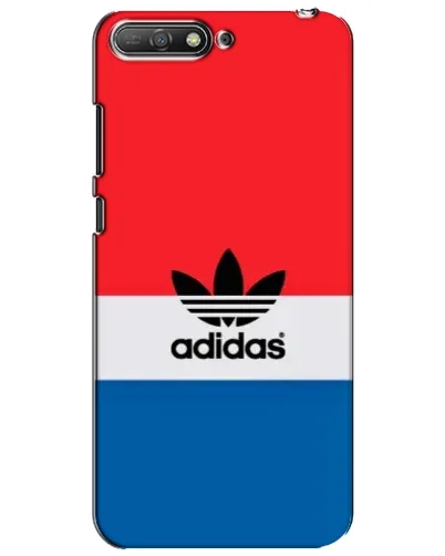 Чехол для Huawei Y6 2018 с картинкой «Ретро блоки Adidas»