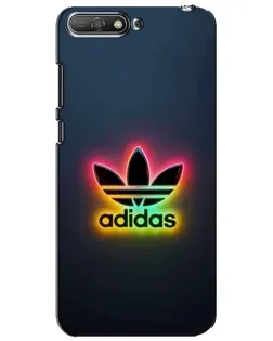 Чехол для Huawei Y6 2018 с картинкой «Неоновый Adidas»