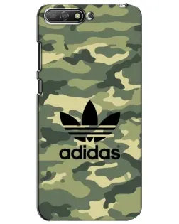 Чехол для Huawei Y6 2018 с картинкой «Милитари стиль Adidas»