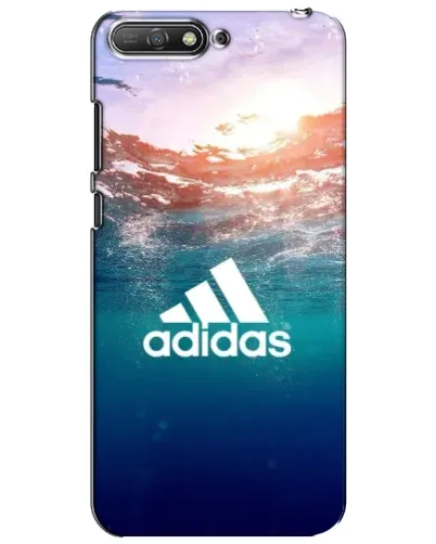 Чехол для Huawei Y6 2018 с картинкой «Океанская глубина адидас»
