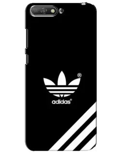 Чехол для Huawei Y6 2018 с картинкой «Adidas с диагональными полосами»