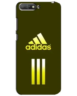 Чехол для Huawei Y6 2018 с картинкой «Оливковый градиент Adidas»