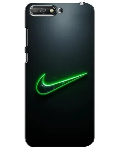 Чехол для Huawei Y6 2018 с картинкой «Неоновый контур Nike» Чехол для Huawei Y6 2018 с картинкой «Неоновый контур Nike»