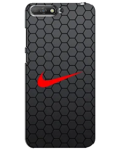 Чехол для Huawei Y6 2018 с картинкой «Nike — карбоновая сетка» Чехол для Huawei Y6 2018 с картинкой «Nike — карбоновая сетка»