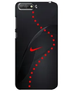 Чехол для Huawei Y6 2018 с картинкой «Абстрактный дизайн Nike»
